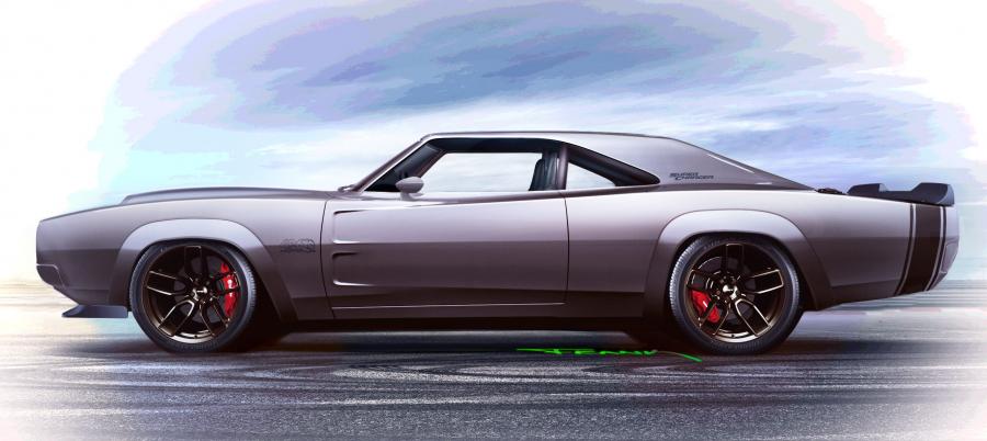 Эскиз Dodge Super Charger Concept '68 2018 года  (фото 12 из 12)